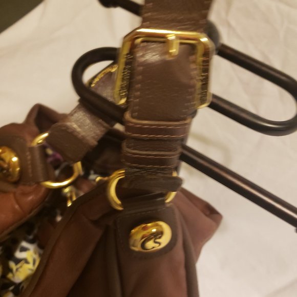 Carmen Steffens Brown Leather Hobo Shoulder Bag - Picture 12 of 15